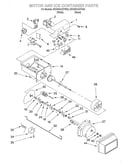 Motor & ice container