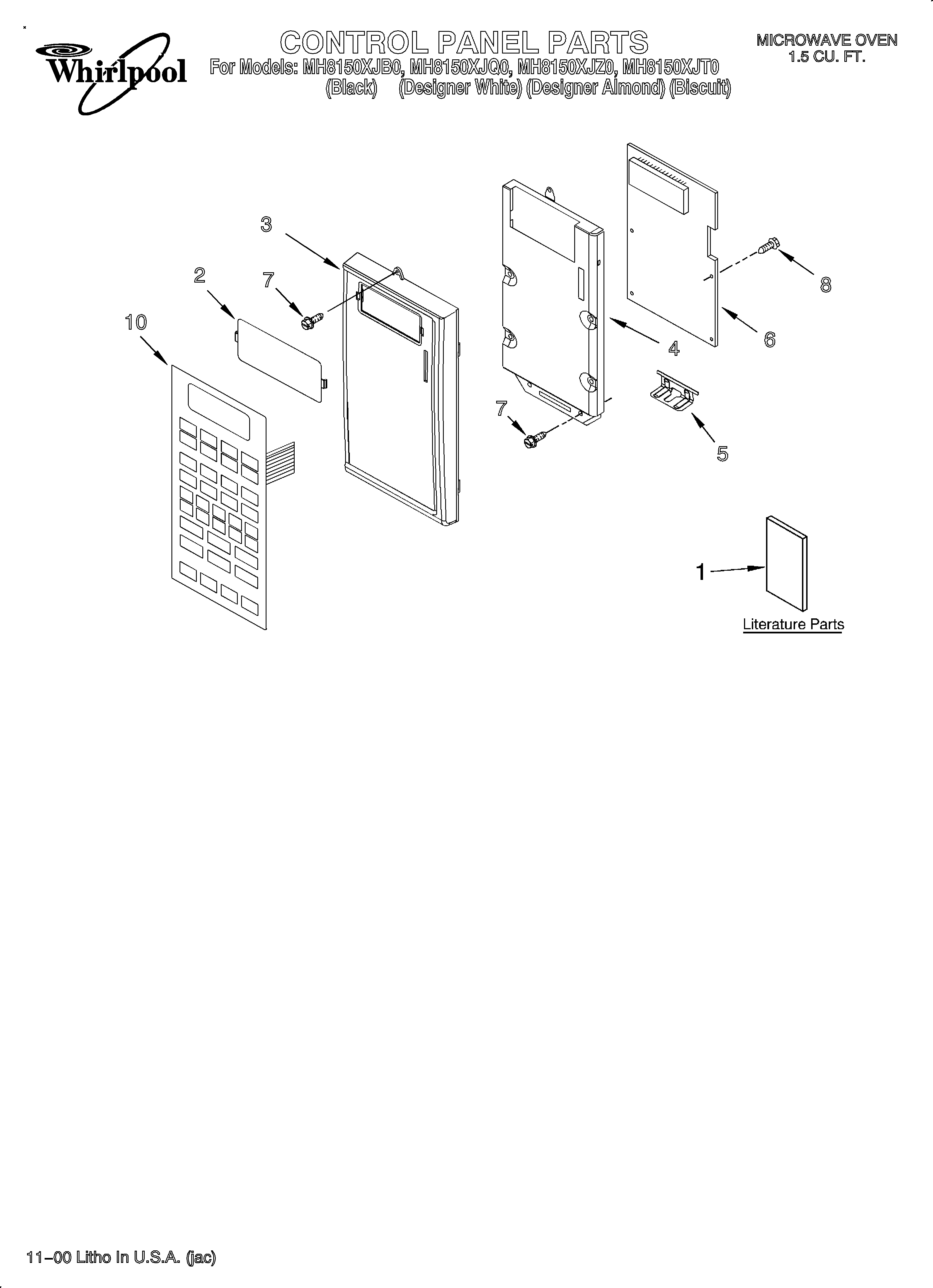 Control panel/literature