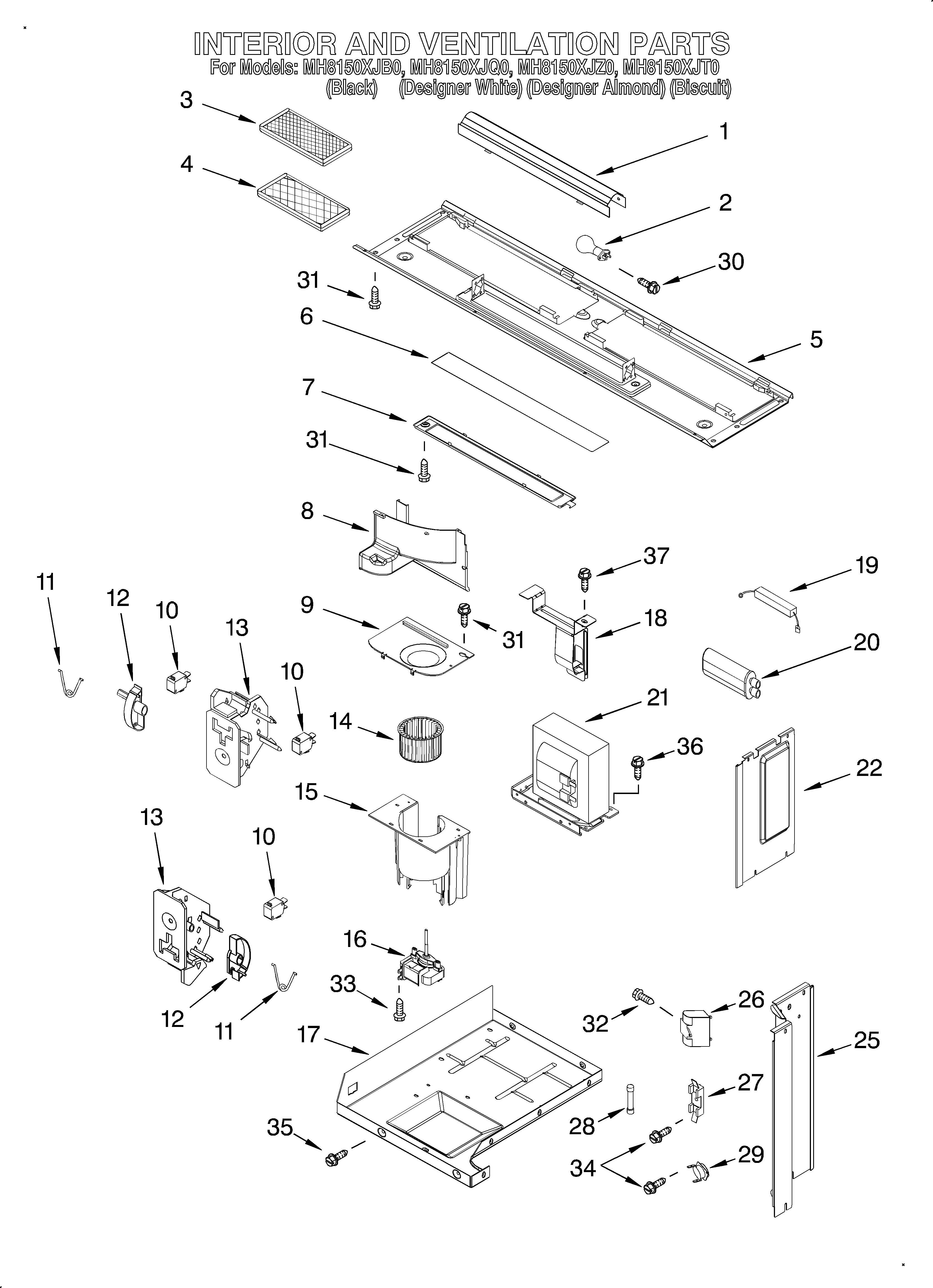 Interior and ventilation