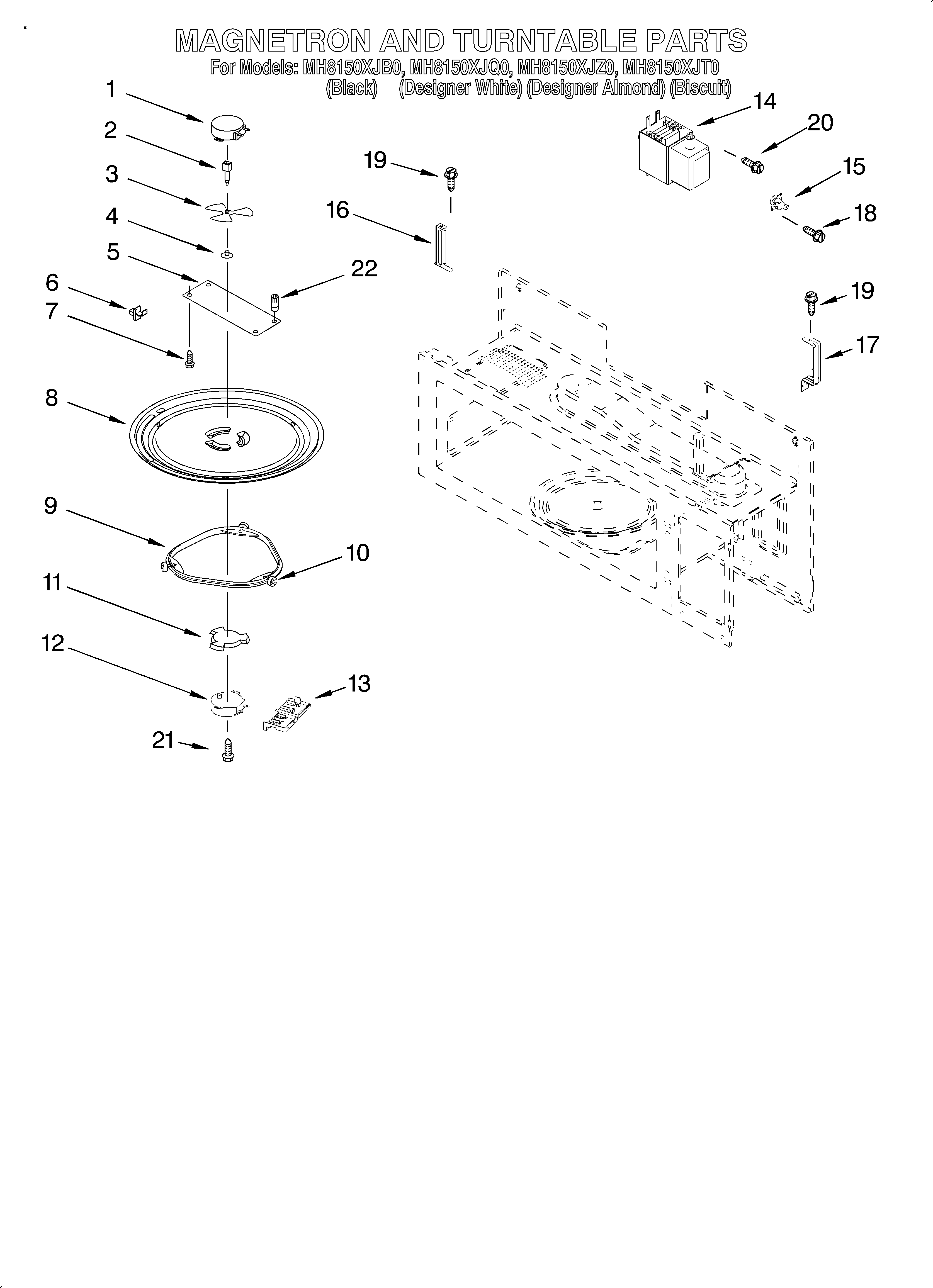 Magnetron & turntable