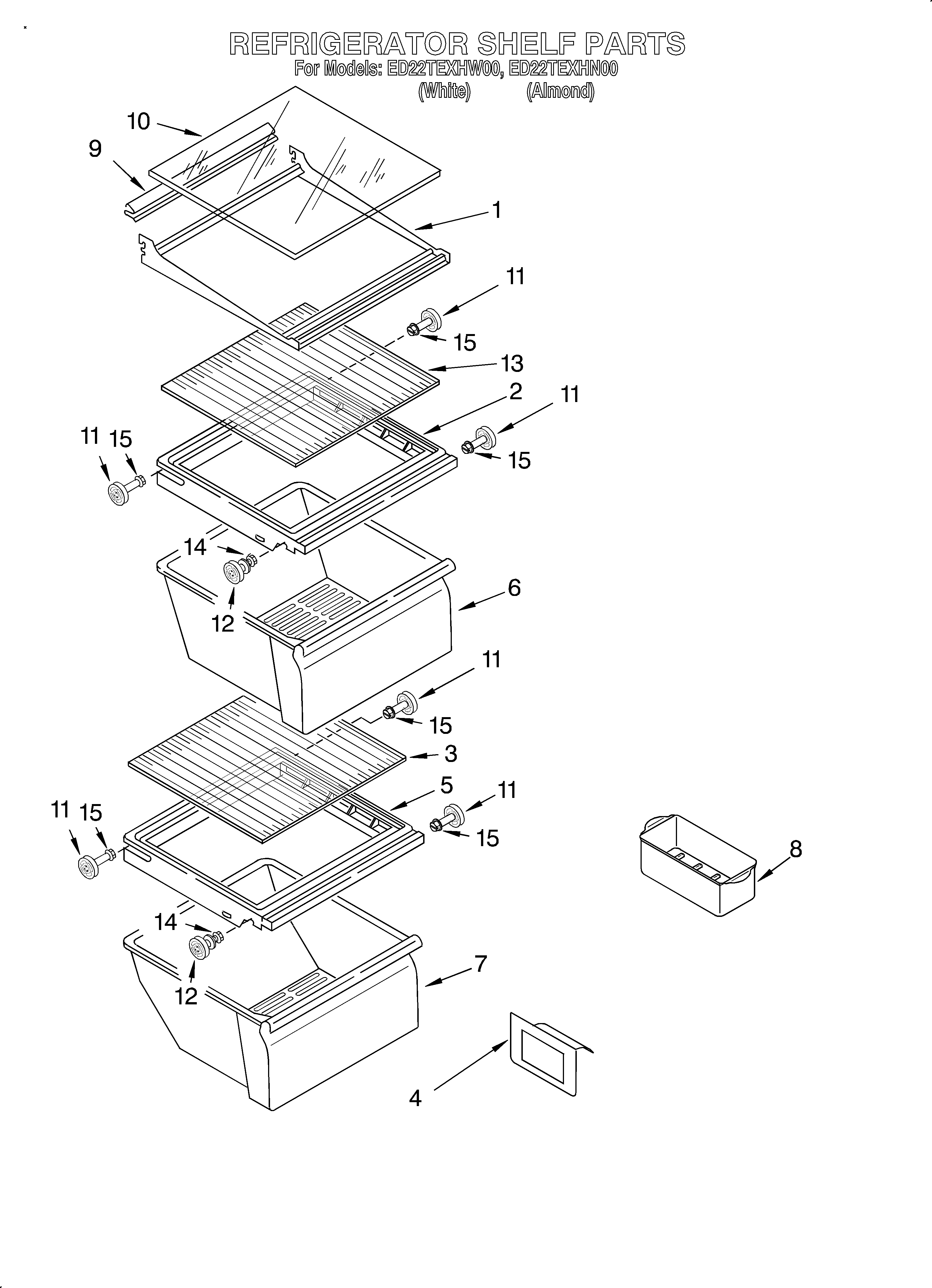 Refrigerator shelf