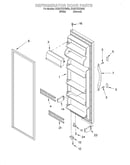 Refrigerator door