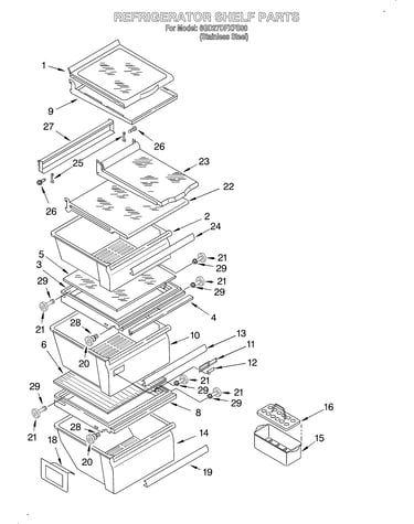 Refrigerator shelf