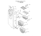 Whirlpool 6GD27DFXFS00 freezer liner diagram