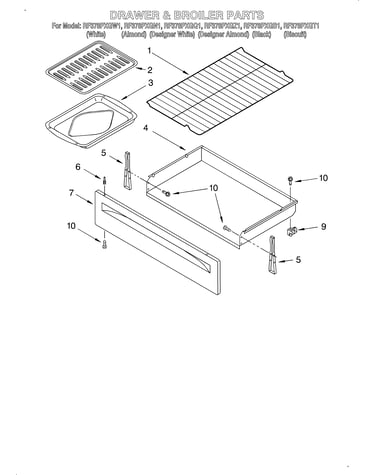 Drawer & broiler/optional