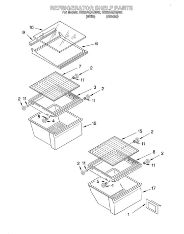 Refrigerator shelf