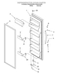 Refrigerator door