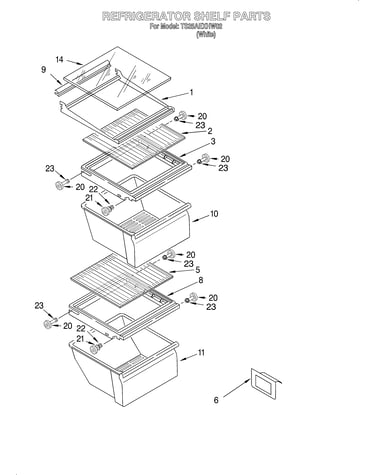 Refrigerator shelf