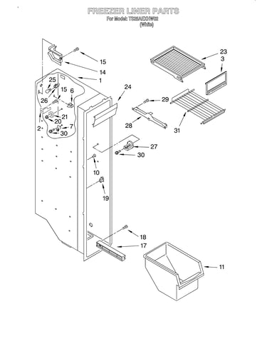 Freezer liner