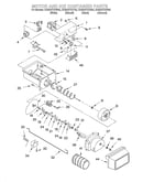Motor and ice container