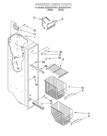 Freezer liner