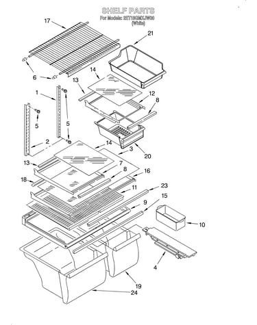 Shelf/lit/optional