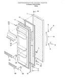 Refrigerator door