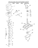 Motor and ice container