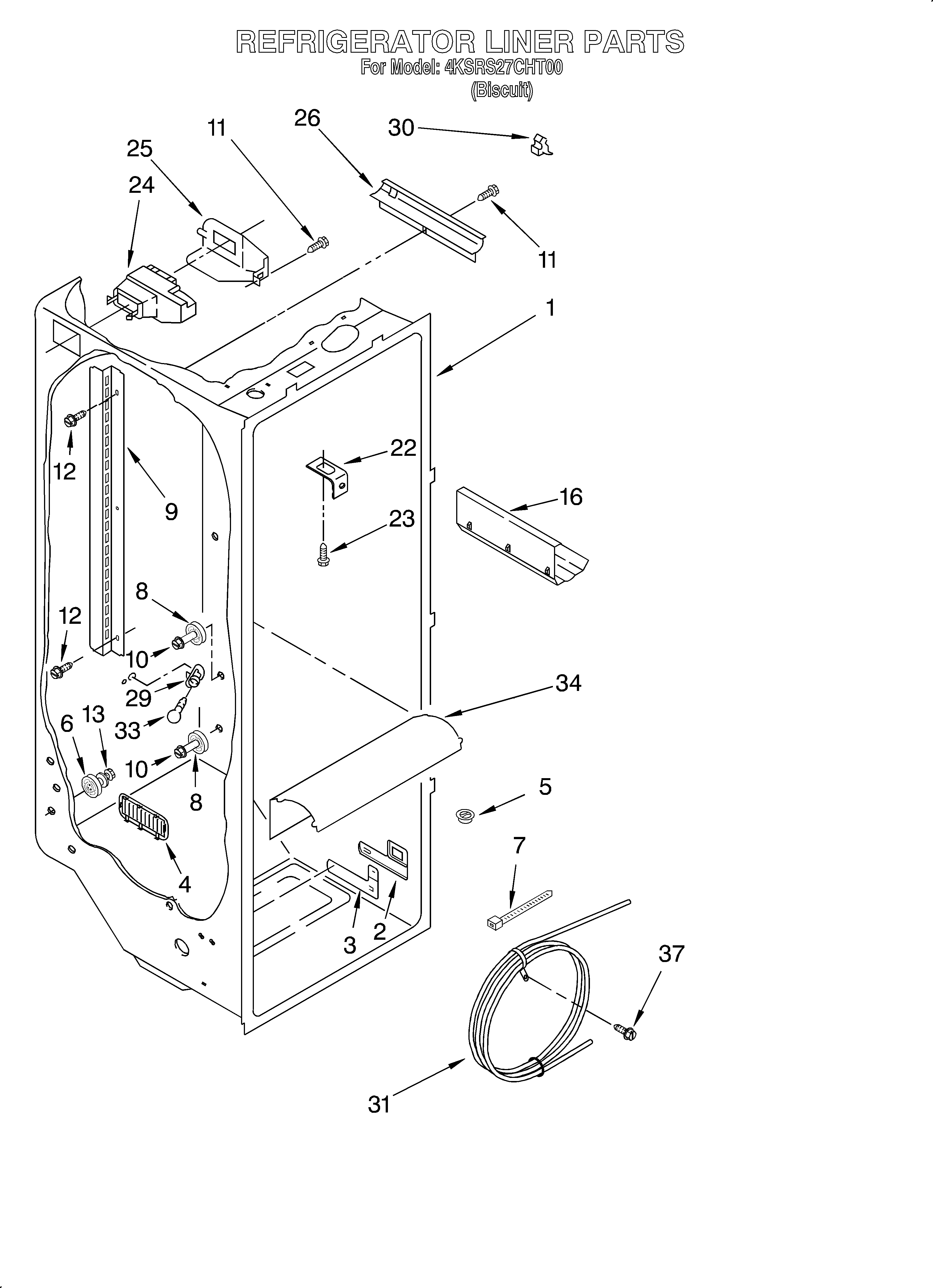 Refrigerator liner