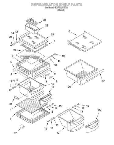 Refrigerator shelf