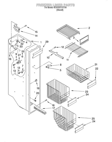 Freezer liner