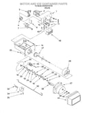 Motor and ice container