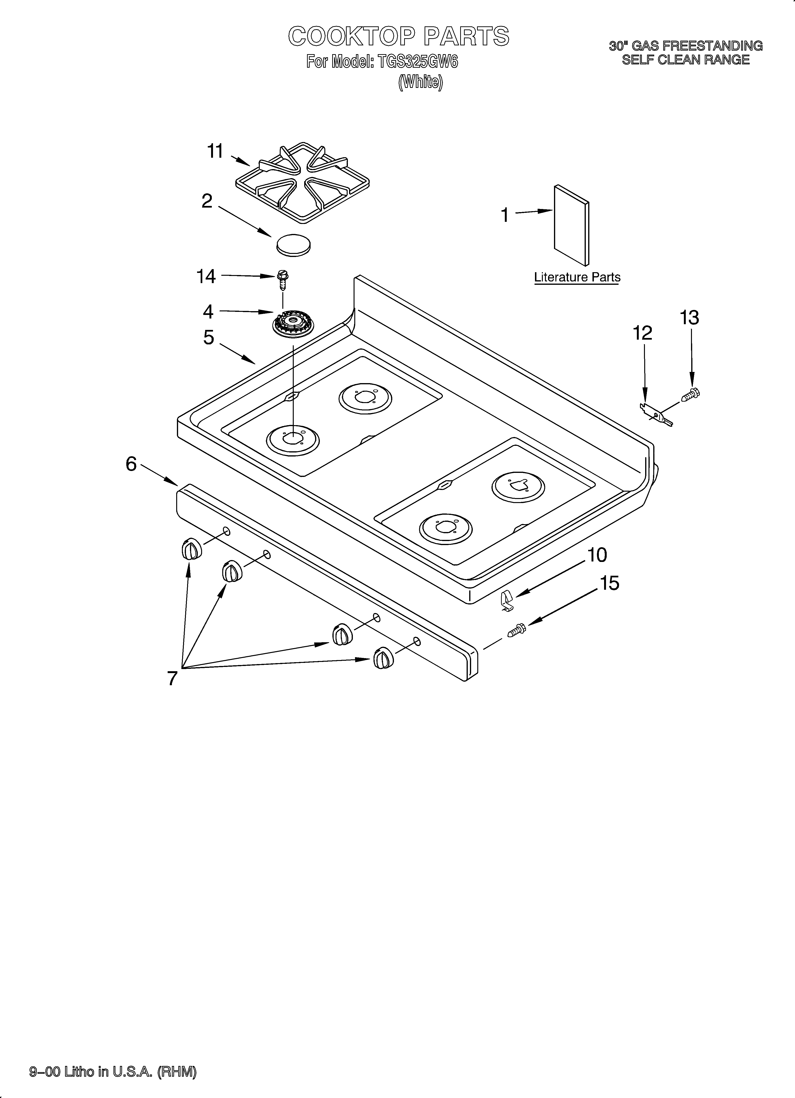 Cooktop/literature