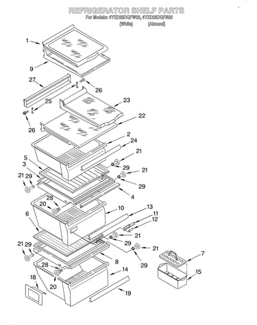 Refrigerator shelf