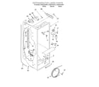 Whirlpool ED25PEXHT01 refrigerator liner diagram