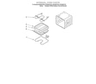 Whirlpool RBS305PDB9 internal oven diagram