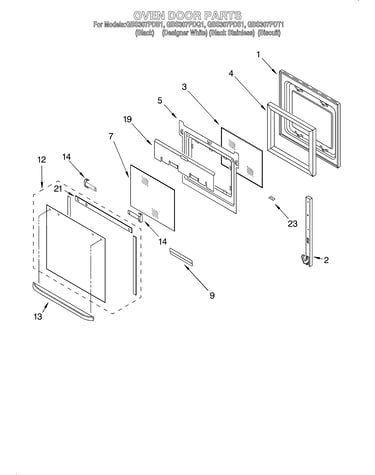 Oven door