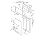 Whirlpool ET18CKXHW00 door diagram