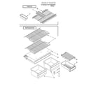 Whirlpool 3VET16GKGW01 shelf diagram