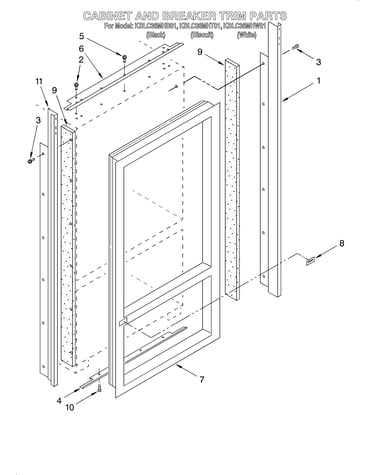 Cabinet and breaker trim