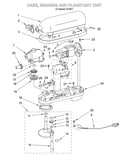 Case, gearing, planetary unit