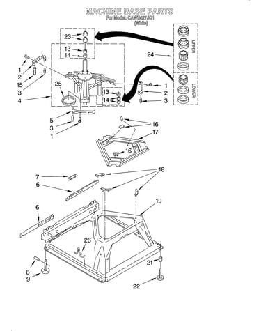 Machine base