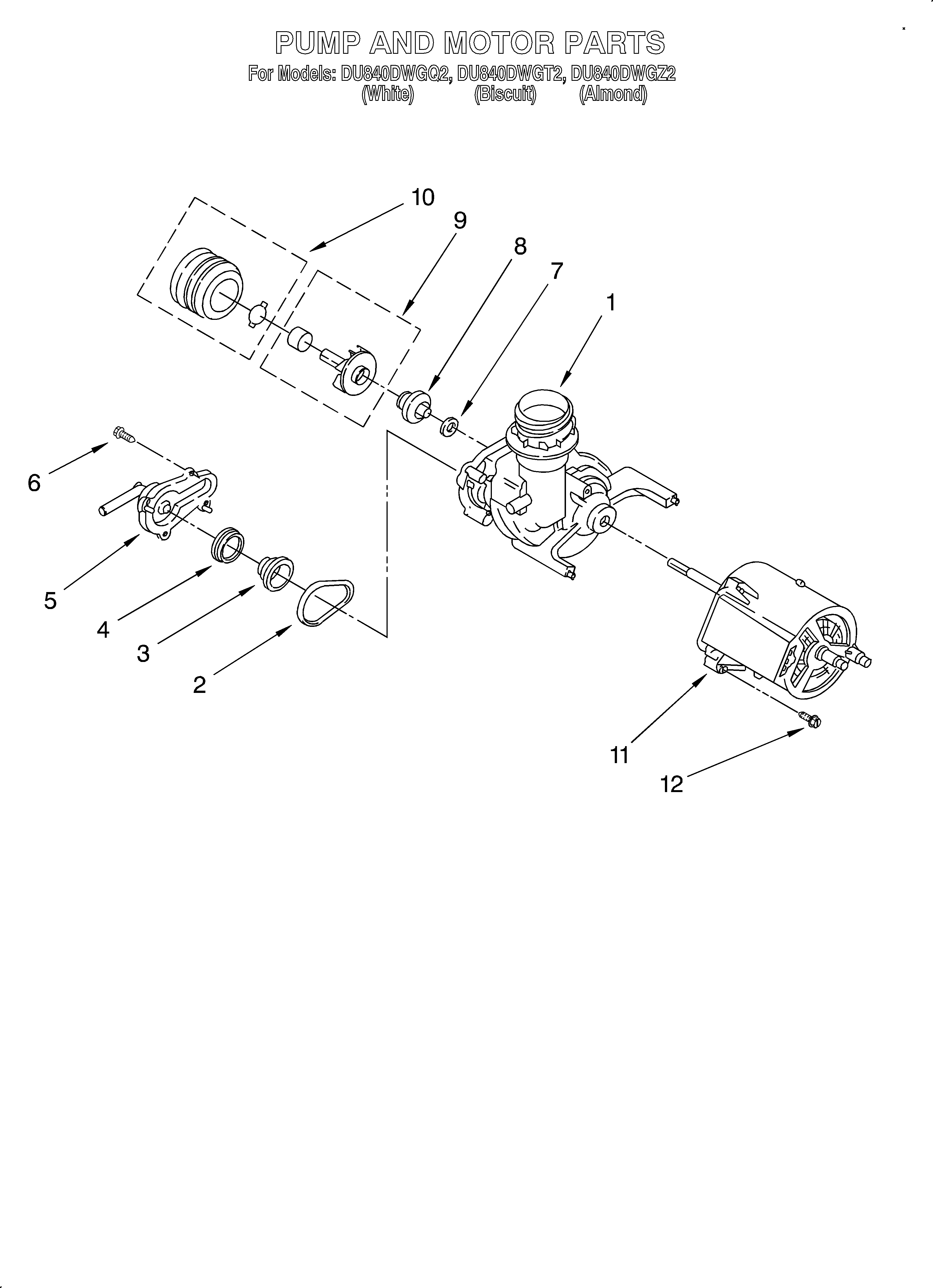 Pump and motor