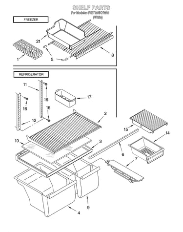 Shelf/optional