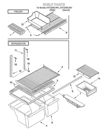 Shelf/lit/optional