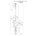 Whirlpool LBR4121JQ1 brake and drive tube diagram
