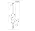 Roper RAS7233KQ0 brake and drive tube diagram