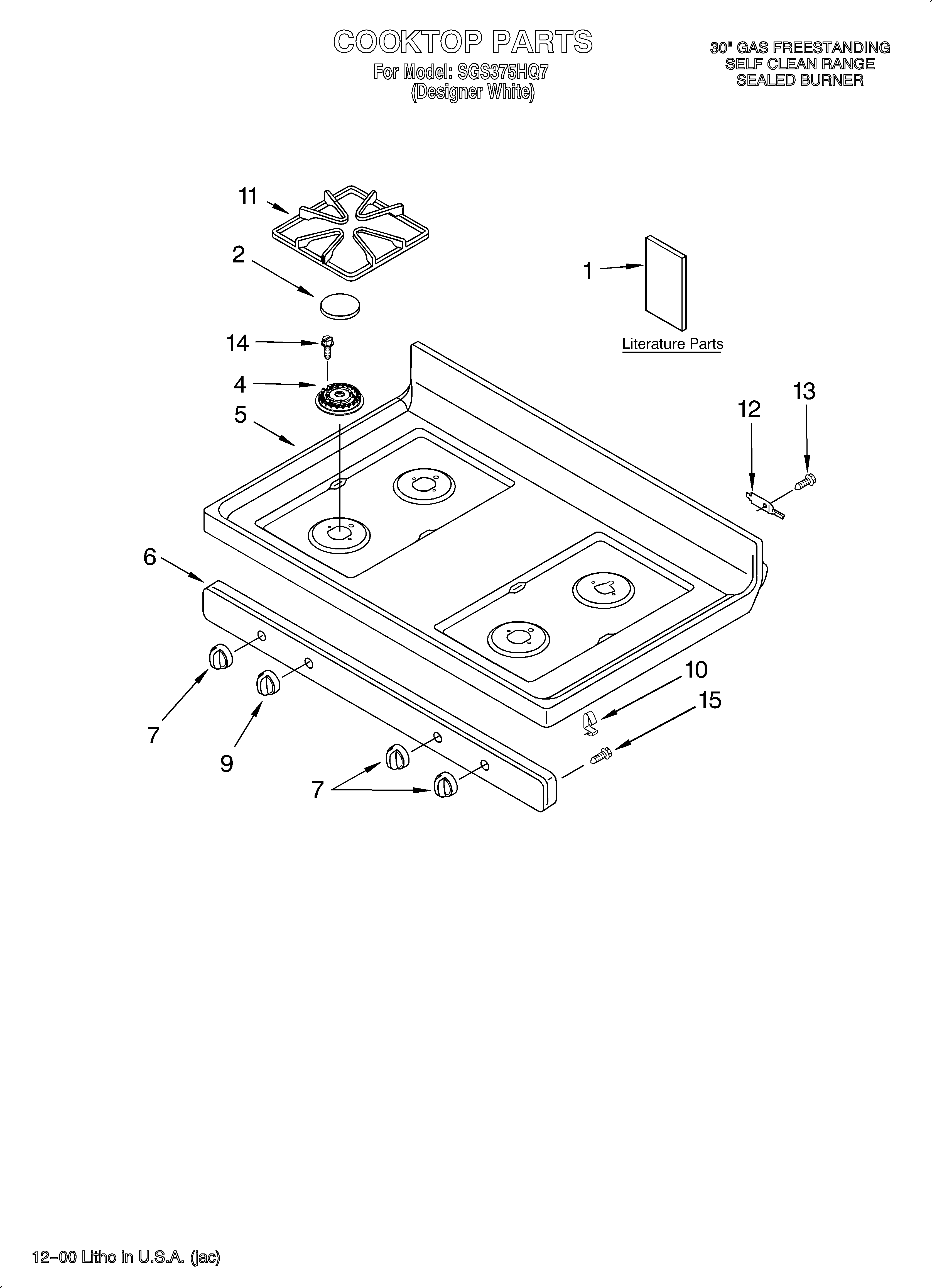 Cooktop/literature