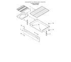 Whirlpool SGS375HQ7 drawer and broiler diagram