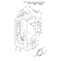 Crosley CS25AEXHW00 refrigerator liner diagram