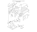 Whirlpool ACQ304XK0 air flow and control diagram