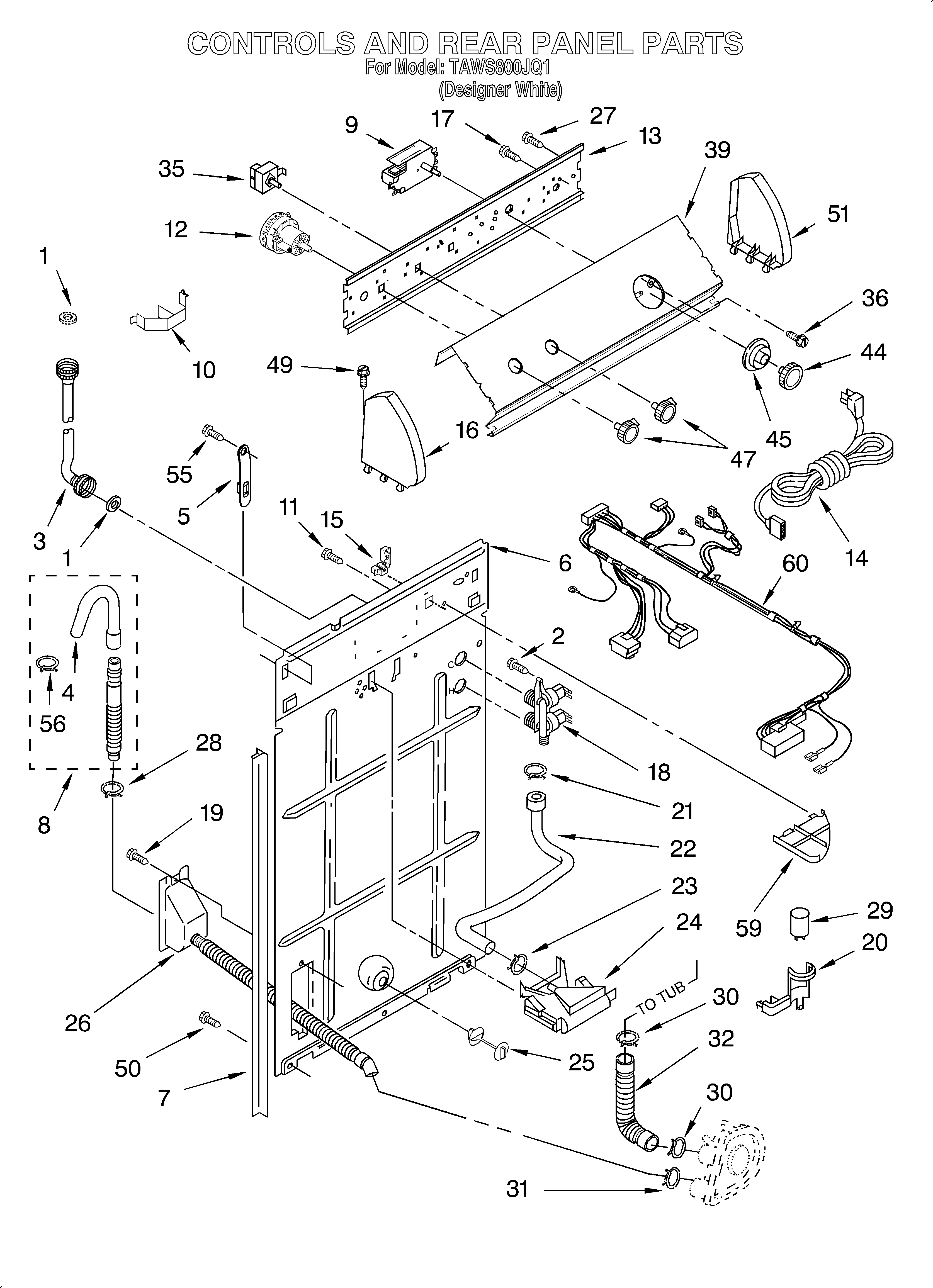 CONTROLS AND REAR PANEL