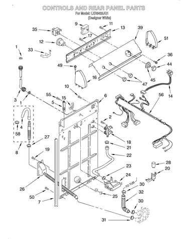 Controls and rear panel