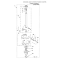 Crosley CAWX629JQ1 brake and drive tube diagram