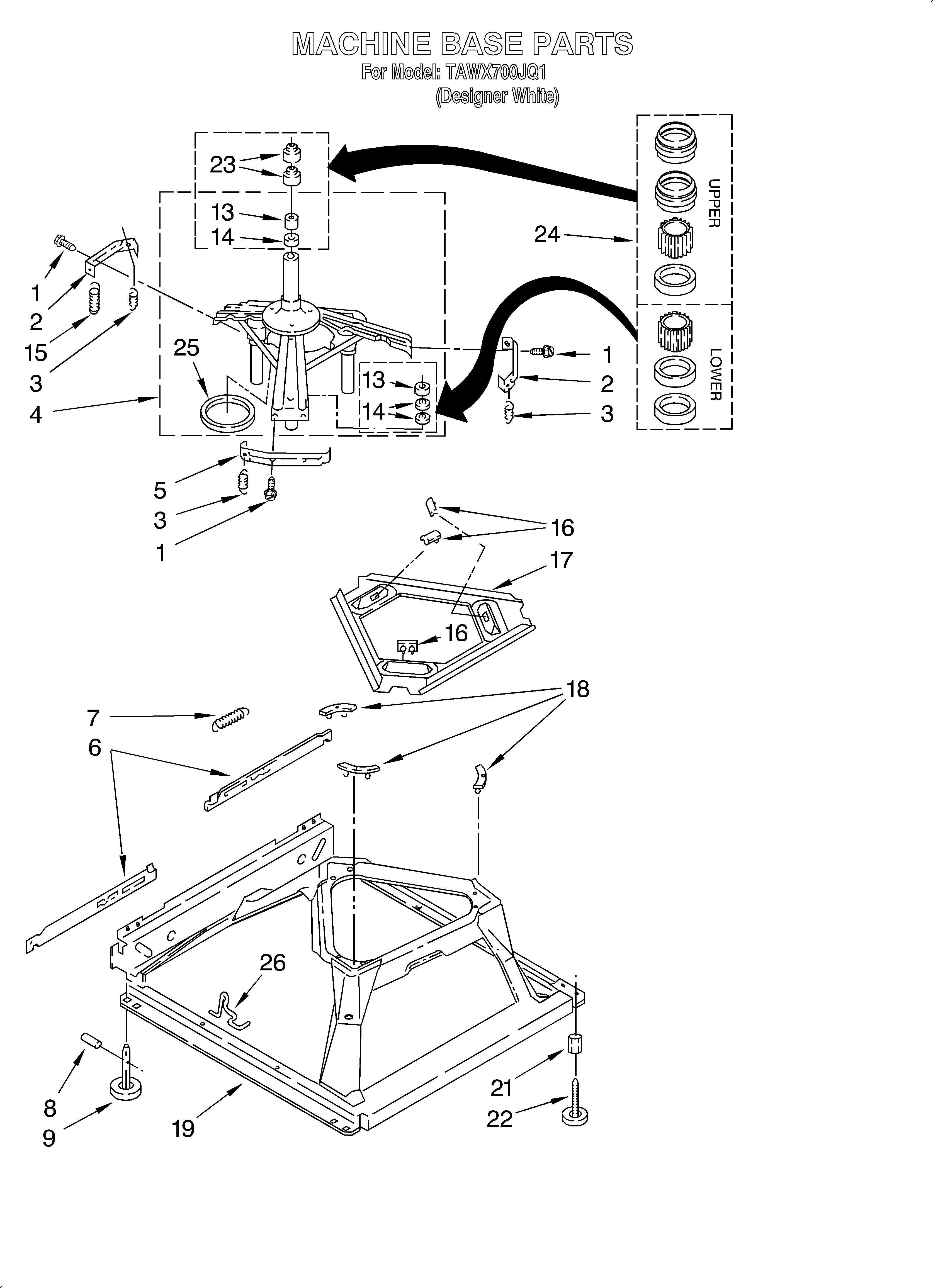 Machine base