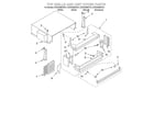 KitchenAid KBRS36MHB01 top grille and unit cover diagram