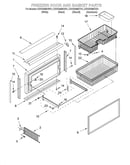 Freezer door and basket