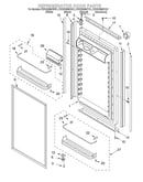Refrigerator door