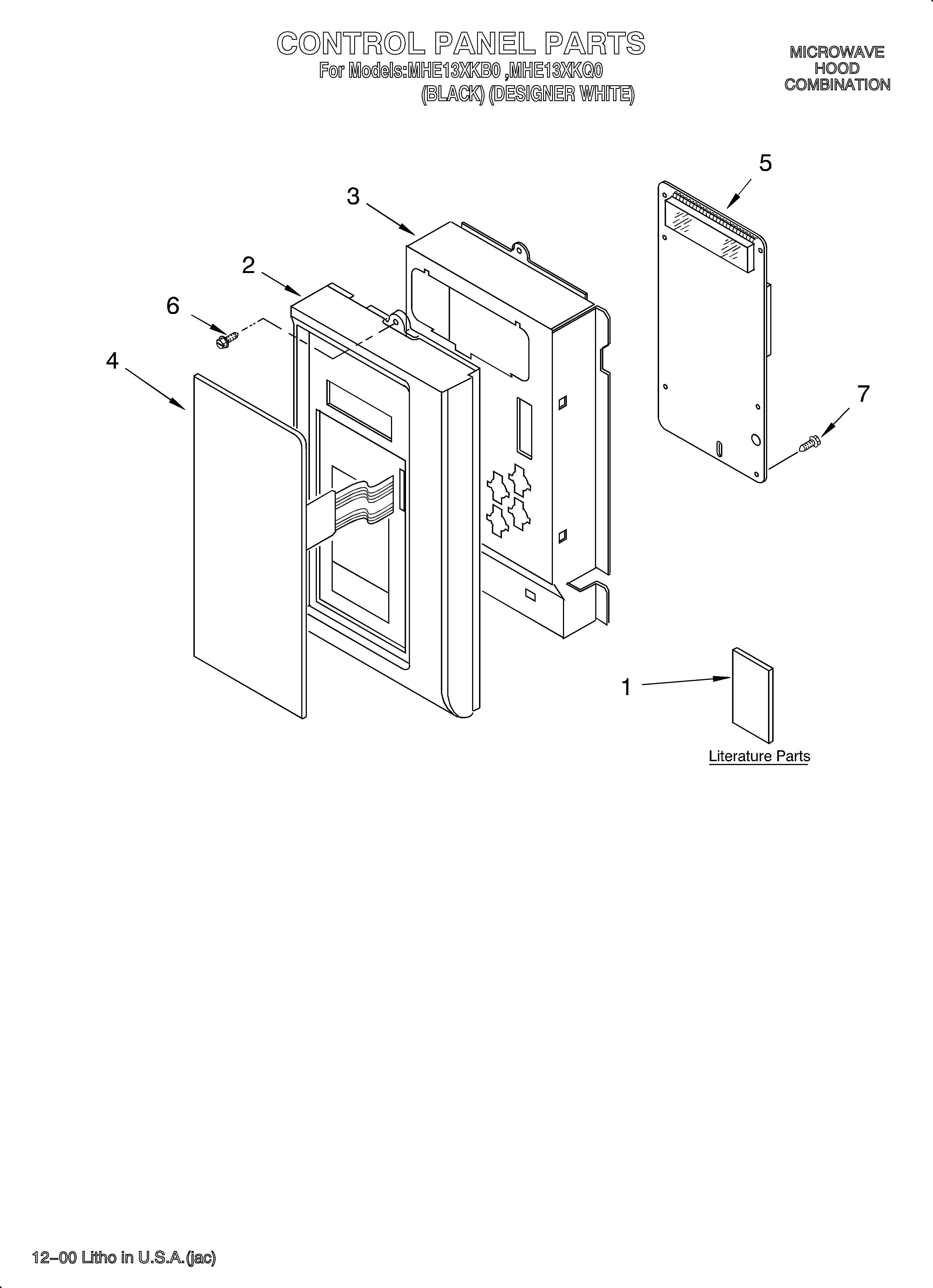 Control panel/literature