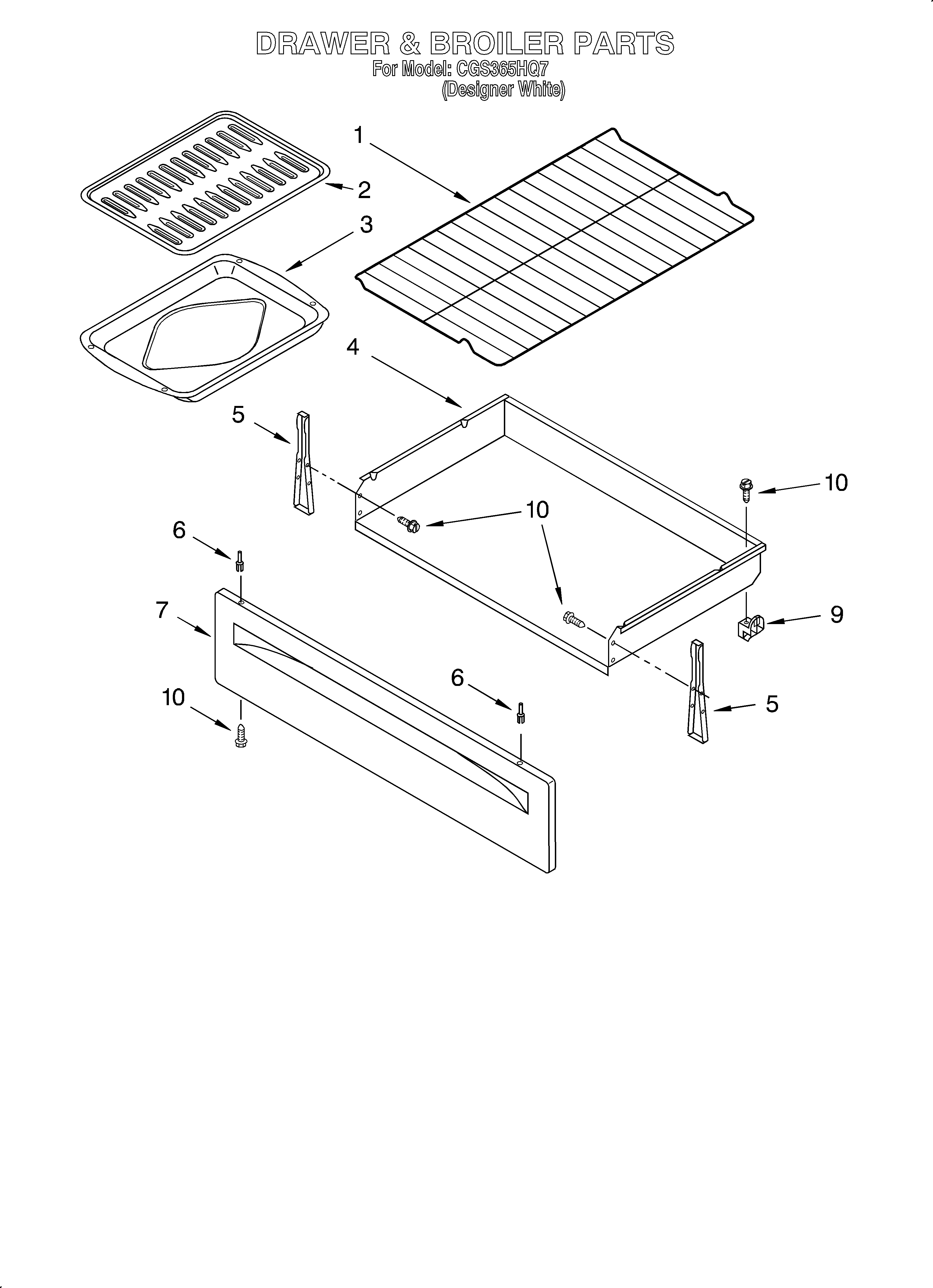 Drawer and broiler